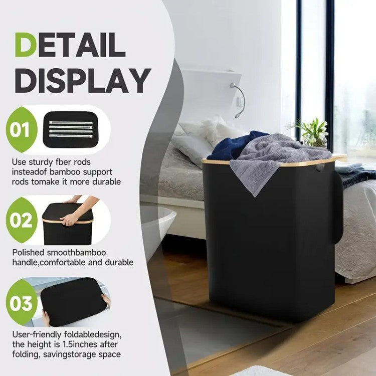 Laundry Separation System with Three Compartments and Removable Inner Pockets | Kelmera