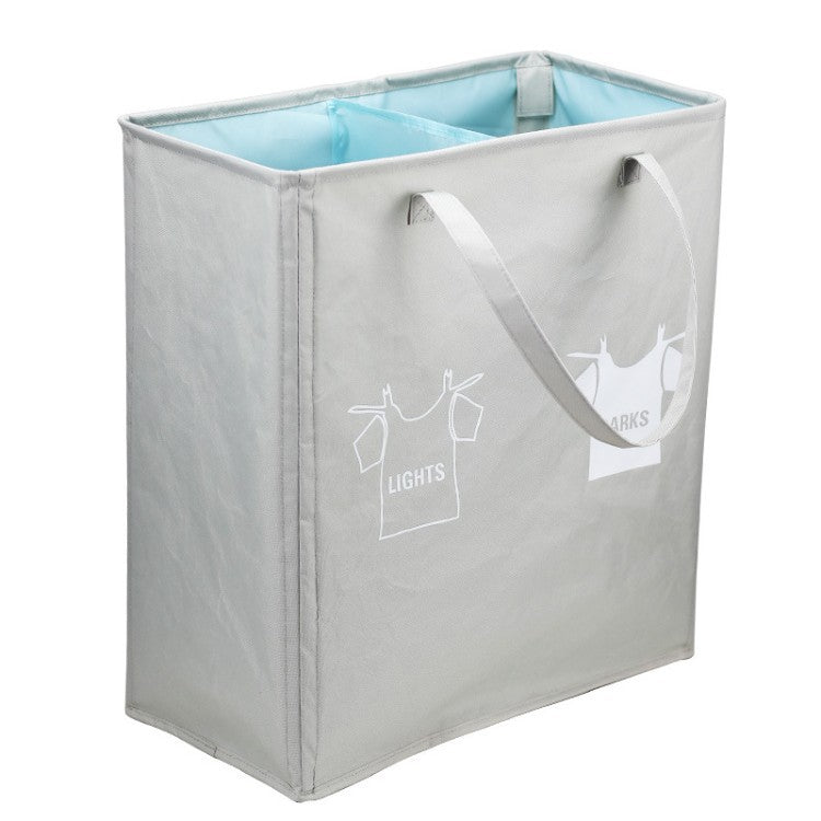 Laundry Separator Basket with Handles and Compartments | Kelmera