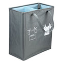 Laundry Separator Basket with Handles and Compartments | Kelmera