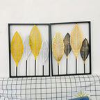 Leaf-Inspired Metal Wall Art | Kelmera