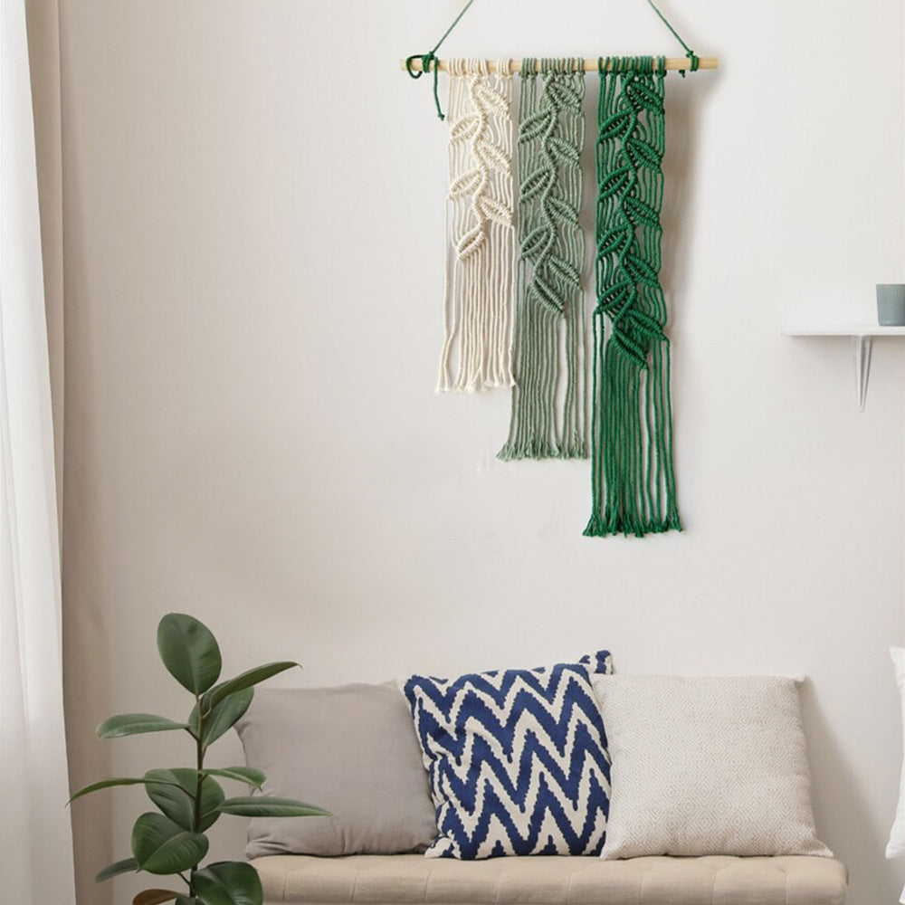Leaf Pattern Macrame Wall Hanging | Kelmera