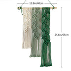 Leaf Pattern Macrame Wall Hanging | Kelmera