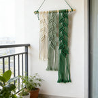 Leaf Pattern Macrame Wall Hanging | Kelmera