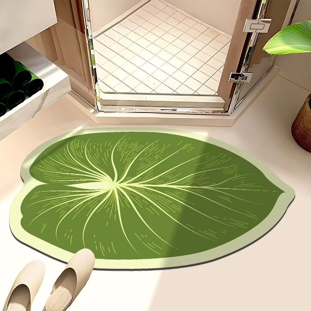 Leaf-Shaped Bath Mat | Kelmera