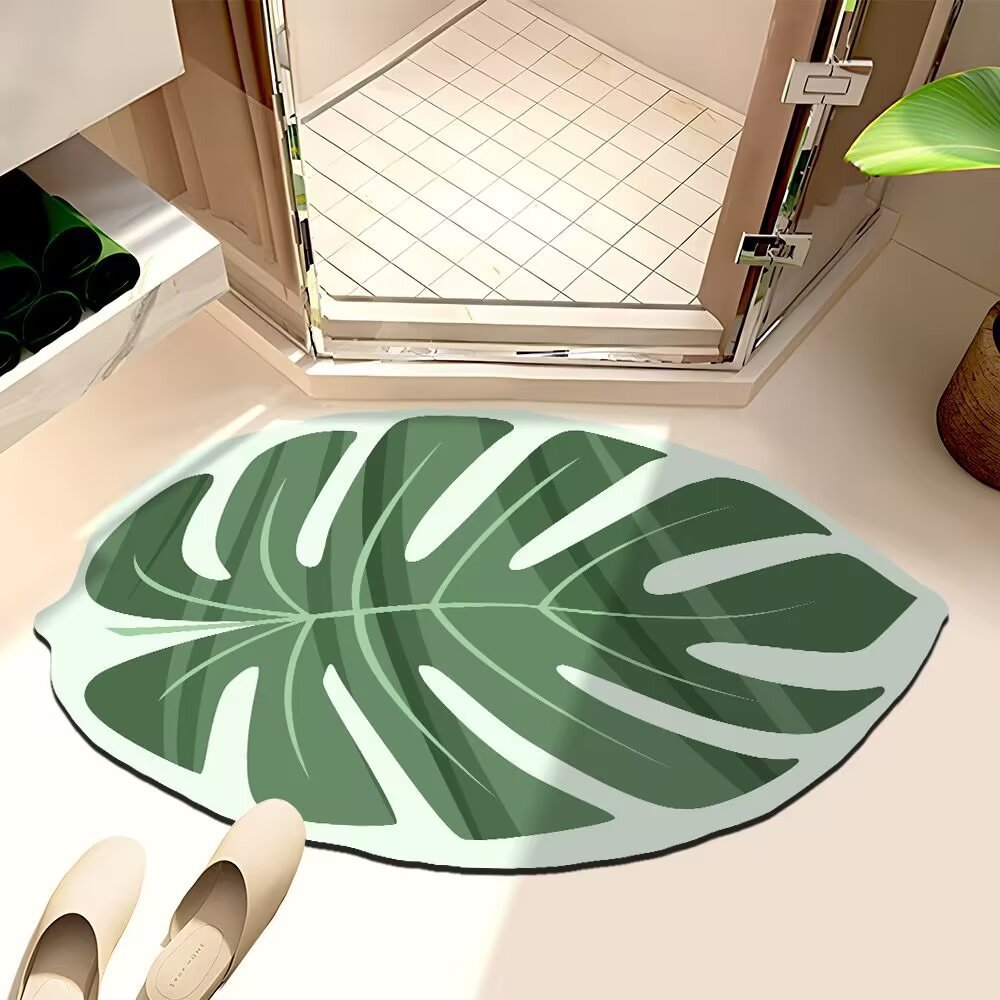 Leaf-Shaped Bath Mat | Kelmera
