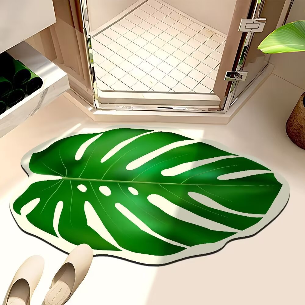 Leaf-Shaped Bath Mat | Kelmera