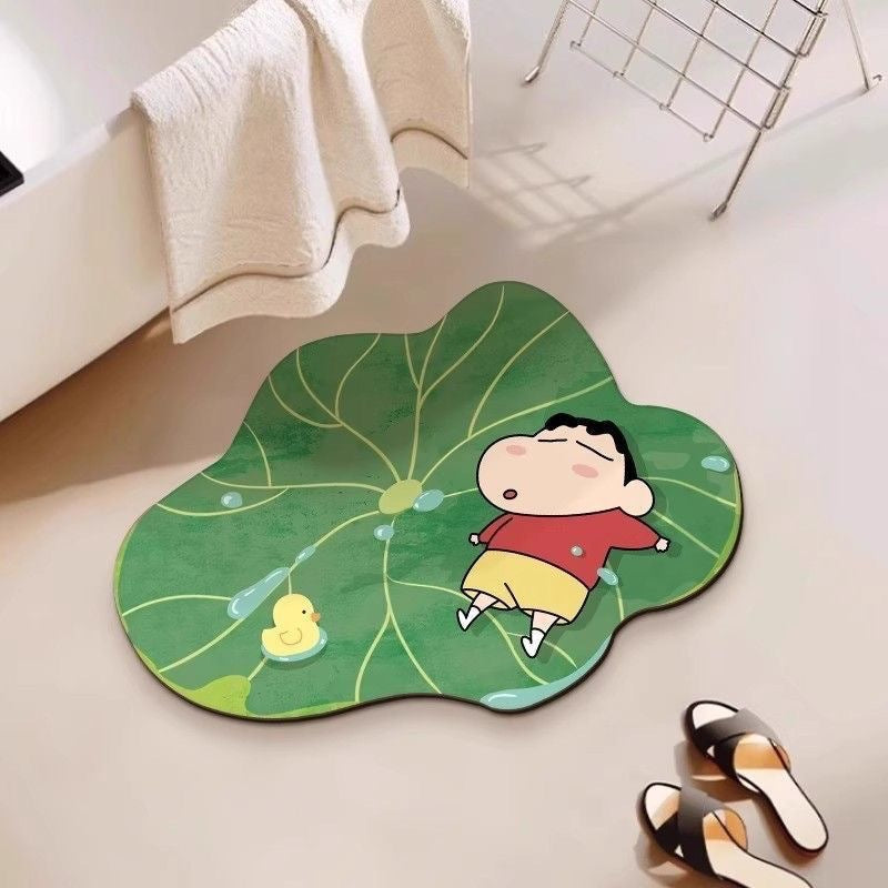 Leaf-Shaped Decorative Area Rug | Kelmera