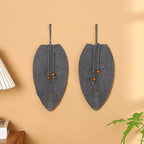 Leaf-Shaped Macrame Wall Art | Kelmera