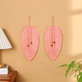 Leaf-Shaped Macrame Wall Art | Kelmera