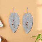 Leaf-Shaped Macrame Wall Art | Kelmera