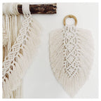 Leaf Shaped Macrame Wall Decor | Kelmera