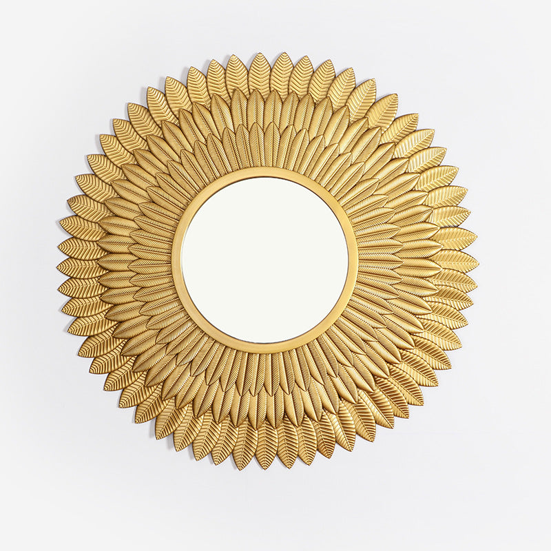 Leaf-Themed Decorative Wall Mirror | Kelmera