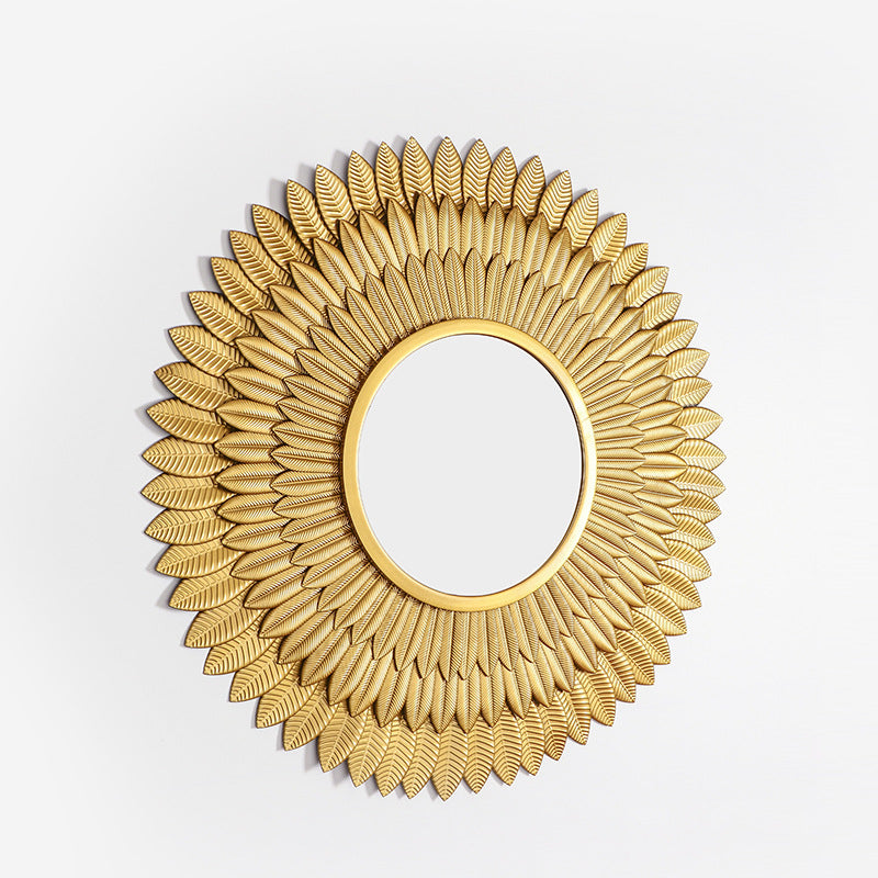 Leaf-Themed Decorative Wall Mirror | Kelmera
