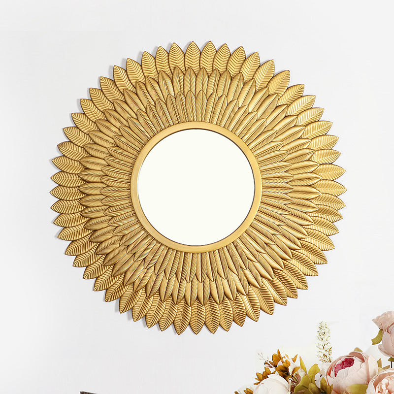 Leaf-Themed Decorative Wall Mirror | Kelmera