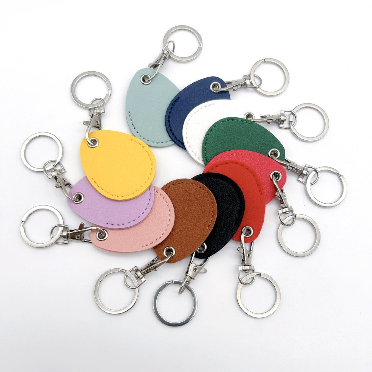 Leather Keychain Purple Pink | Kelmera