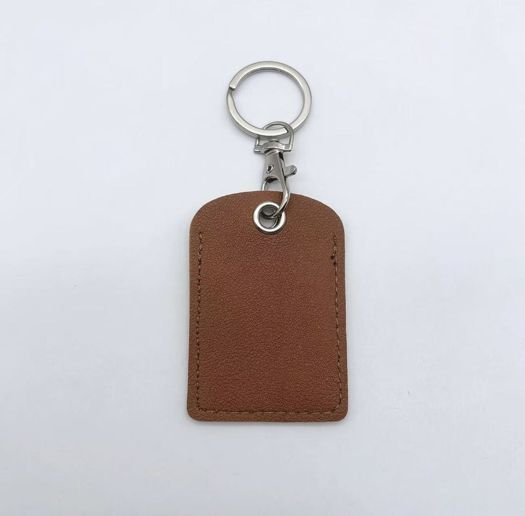 Leather Keychain Purple Pink | Kelmera
