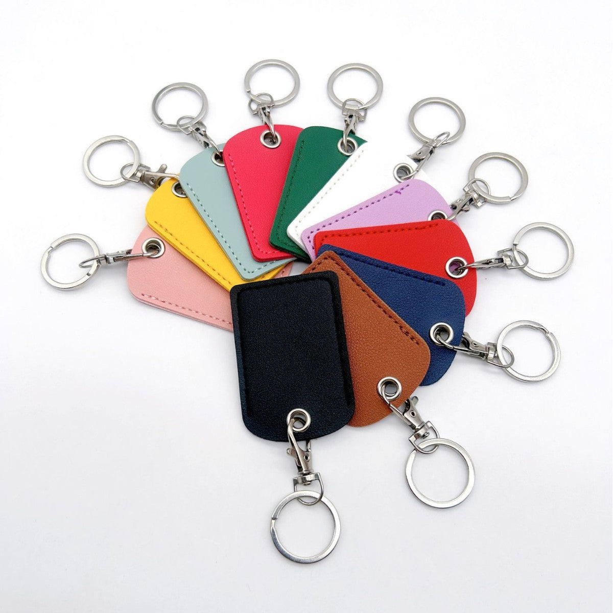Leather Keychain Purple Pink | Kelmera