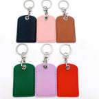 Leather Keychain Purple Pink | Kelmera