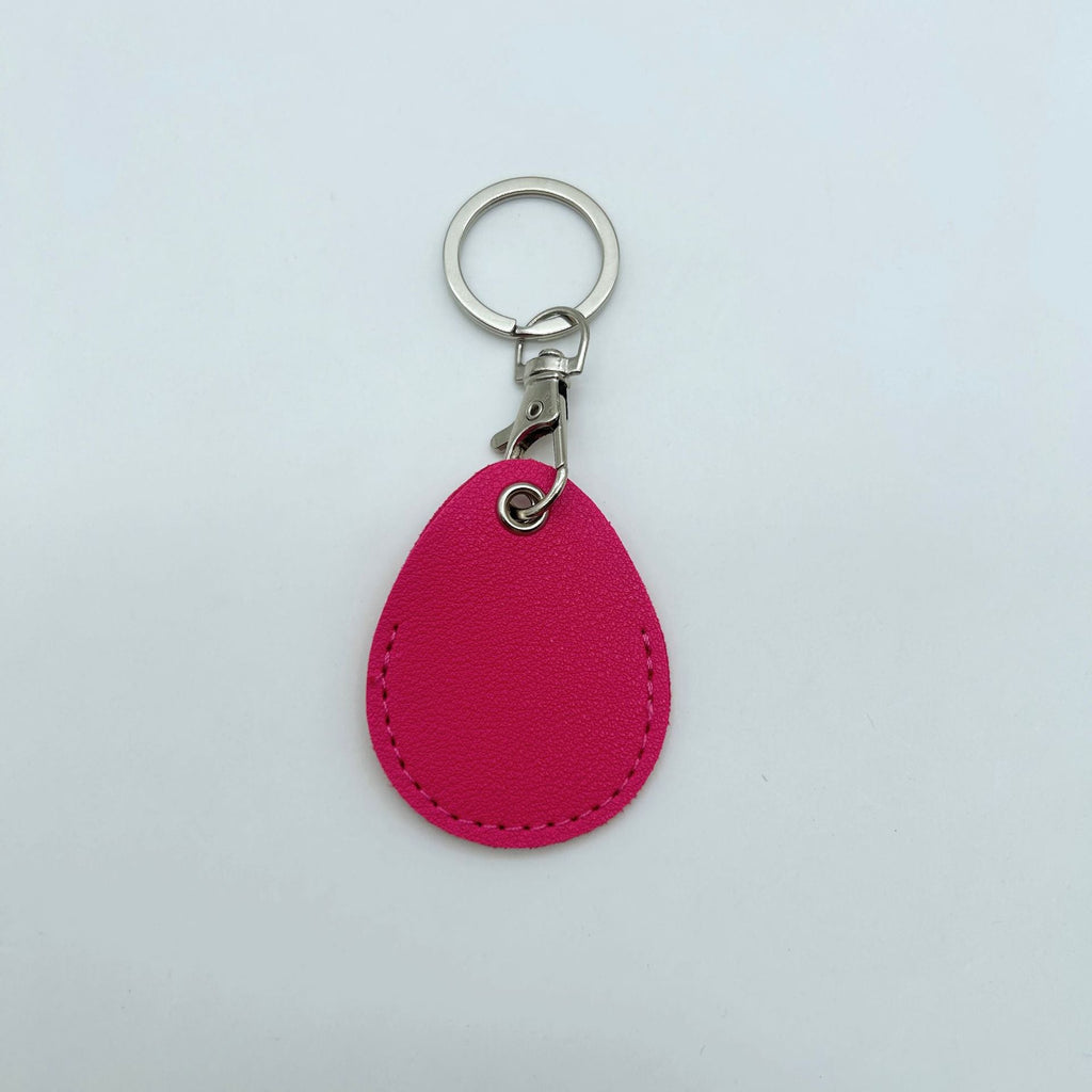 Leather Keychain Purple Pink | Kelmera