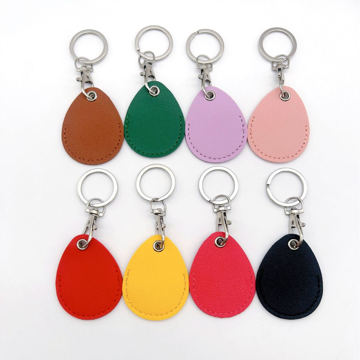Leather Keychain Purple Pink | Kelmera