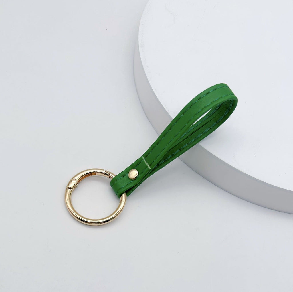 Leather Keychain Soft Textile Metal | Kelmera