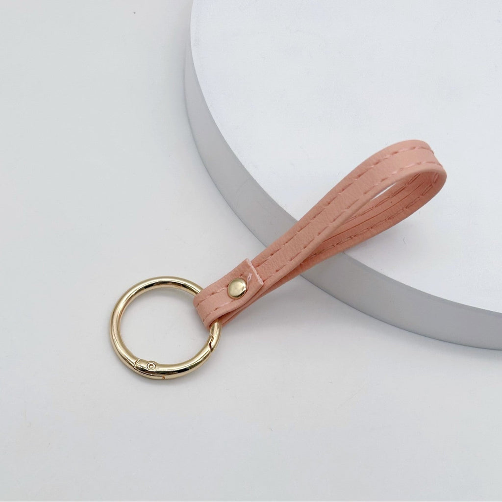 Leather Keychain Soft Textile Metal | Kelmera