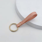 Leather Keychain Soft Textile Metal | Kelmera
