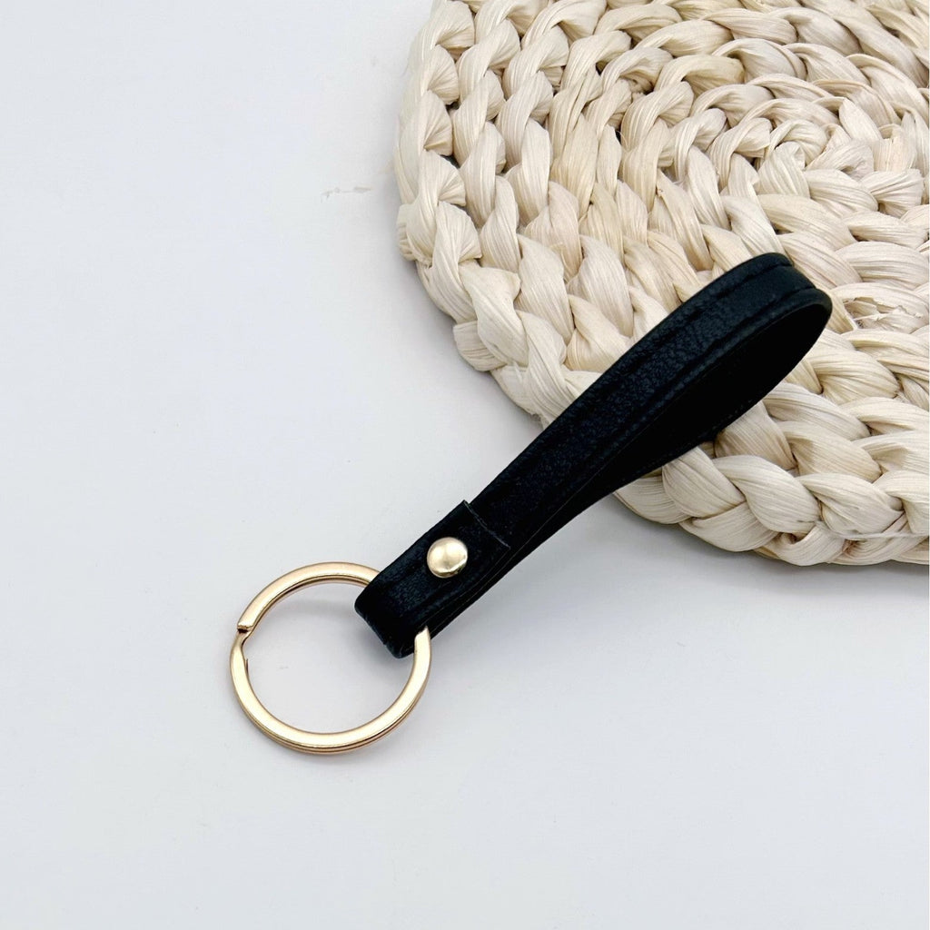 Leather Keychain Soft Textile Metal | Kelmera