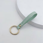 Leather Keychain Soft Textile Metal | Kelmera