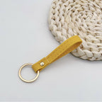 Leather Keychain Soft Textile Metal | Kelmera