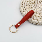 Leather Keychain Soft Textile Metal | Kelmera