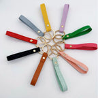 Leather Keychain Soft Textile Metal | Kelmera