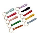 Leather Keychain Soft Textile Metal | Kelmera