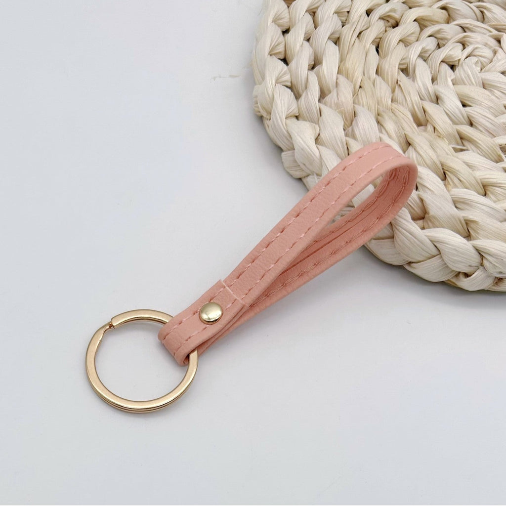 Leather Keychain Soft Textile Metal | Kelmera