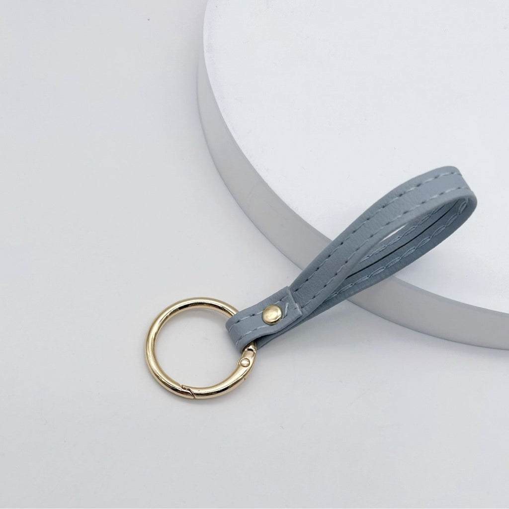 Leather Keychain Soft Textile Metal | Kelmera