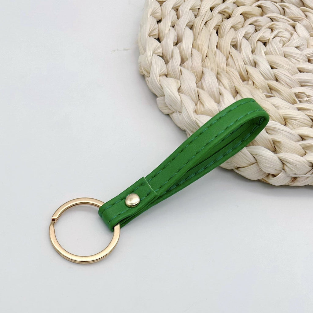 Leather Keychain Soft Textile Metal | Kelmera