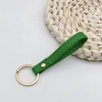 Leather Keychain Soft Textile Metal | Kelmera