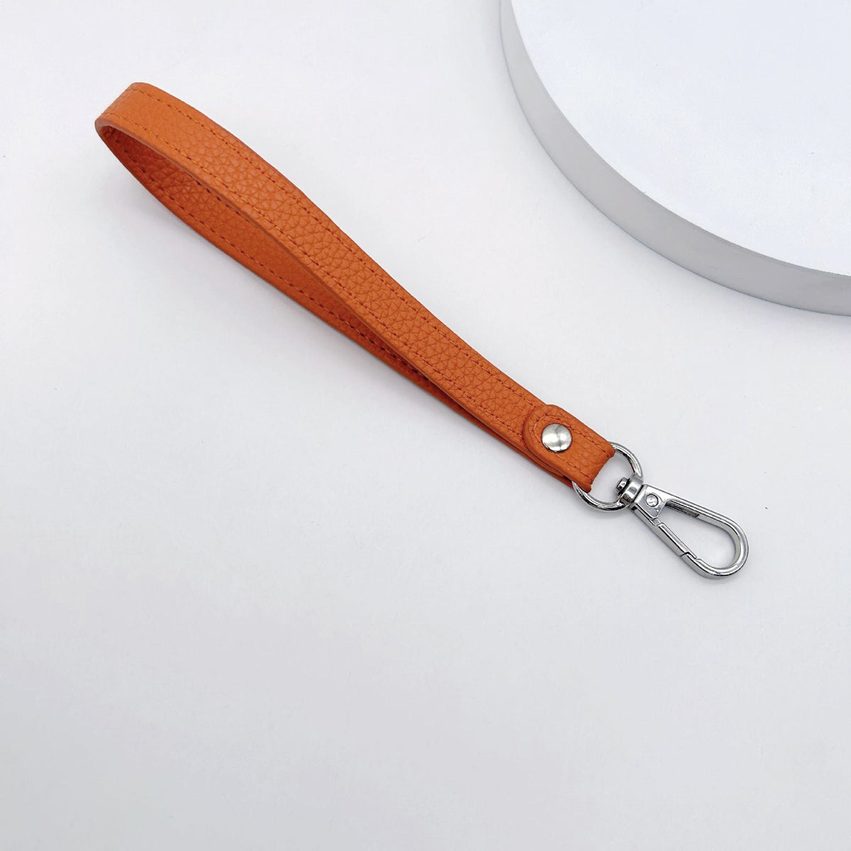 Leather Keychain Yellow Sky Blue | Kelmera