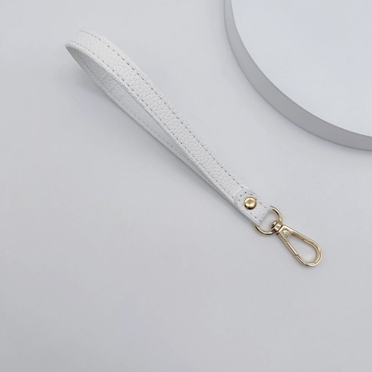 Leather Keychain Yellow Sky Blue | Kelmera