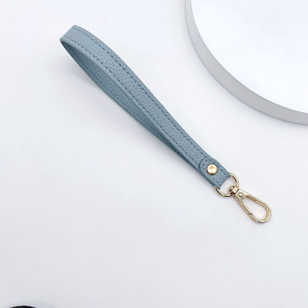 Leather Keychain Yellow Sky Blue | Kelmera