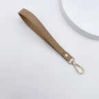 Leather Keychain Yellow Sky Blue | Kelmera