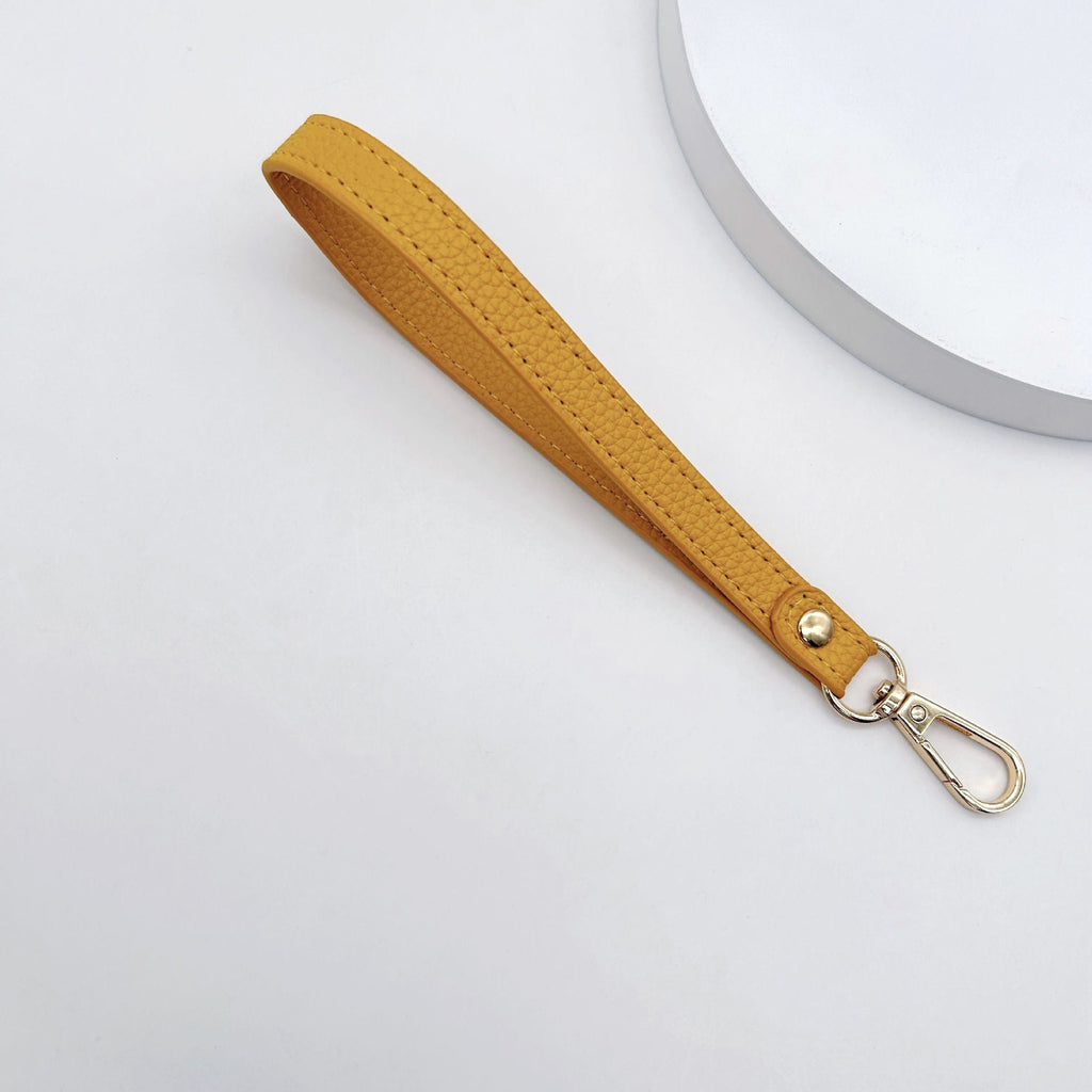 Leather Keychain Yellow Sky Blue | Kelmera
