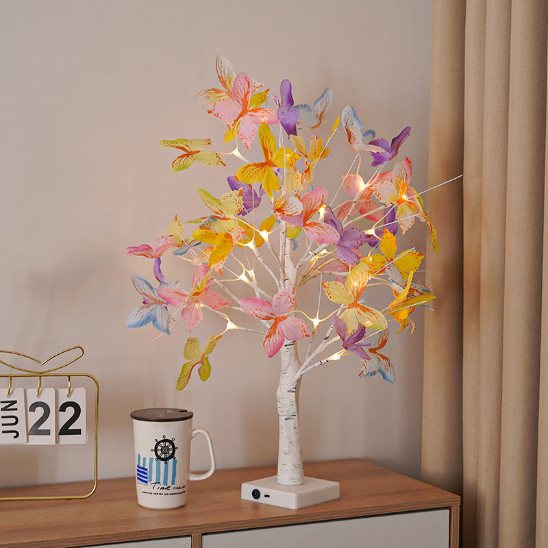 LED Butterfly Blossom Branch Table Lamp | Kelmera