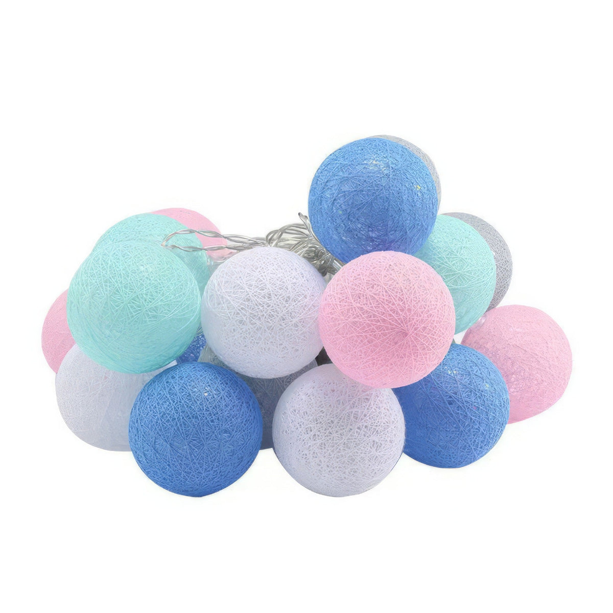 LED Cotton Ball String Lights Decorative Indoor Fairy Lanterns | Kelmera