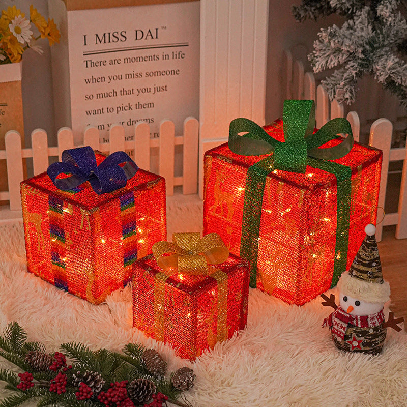 LED-Mesh-Giftbox-Set Decorative Indoor Ornament | Kelmera