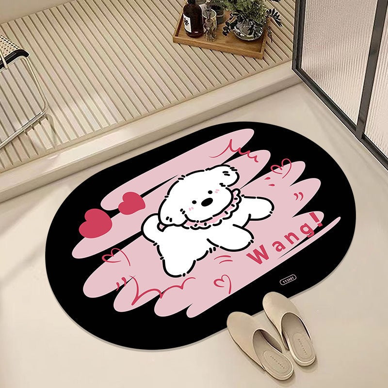 Leisure-Themed Decorative Bath Mat | Kelmera