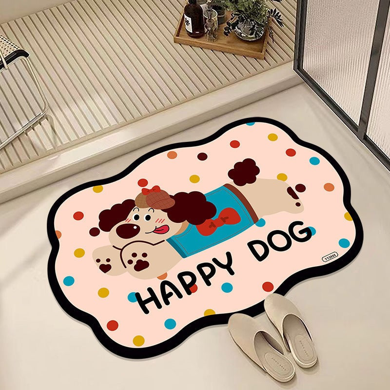 Leisure-Themed Decorative Bath Mat | Kelmera