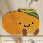 Lemon Slice Shape Bath Mat | Kelmera