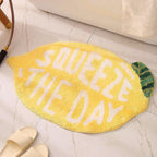 Lemon Slice Shape Bath Mat | Kelmera