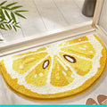 Lemon Slice Shape Bath Mat | Kelmera